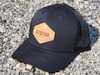 ES#4736358 - B2BLPHBB - B2BFAB Leather Patch Snapback Hat - Black/Black - A stylish and durable Richardson 112 hat with a laser engraved and stitched genuine leather patch, designed by Ninteen66designs. - B2BFAB - Volkswagen