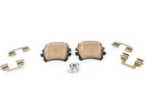 ES#4341258 - 3C0698451G - VW / Audi Rear Brake Pad Set - Includes wear sensors - Genuine Volkswagen Audi - Volkswagen