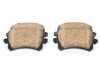 ES#4341258 - 3C0698451G - VW / Audi Rear Brake Pad Set - Includes wear sensors - Genuine Volkswagen Audi - Volkswagen