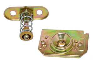 ES#4736386 - 93051205200KT - Engine Lid Lock Upper & Lower Striker Restore Kit - Featuring Hamburg Technic Repair Kit, Restore your classic Porsche's Engine latch with these New brass style strikers! - Hamburg Tech - Porsche