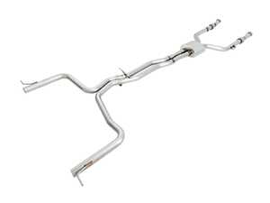 ES#4736422 - AWEW205C43TK - AWE Track Edition Exhaust System - W205 AMG C43/C450/C400 - Takes the engineered design of the Touring Edition Exhaust and replaces the rear AWE 180 Technology resonators with straight pipe sections. - AWE - Mercedes Benz