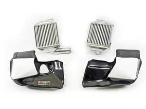 ES#4044041 - 4510-11040 - AWE Performance Intercooler Kit - Audi 2.7T - With Carbon Fiber Shrouds - Produces a peak increase of 18.5 ft-lbs and an increase of 19.5hp to the wheels vs. the stock intercoolers. - AWE - Audi