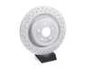 ES#2518160 - 1664230512 - Rear Brake Rotor - Priced Each   - Cross Drilled/Vented, 345 x 26mm - Genuine Mercedes Benz - Mercedes Benz
