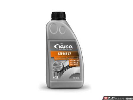 ES#4736562 - 002989060312KT - Automatic Transmission Fluid - 10 Liters - Ten - One (1) liter bottles which meets Mercedes specification 236.17, ATF D971. Gold in color fluid. Enough fluid for a standard transmission oil service. - Vaico - Mercedes Benz