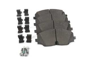 ES#4786235 - 3QF698151F - 
Front Brake Pad Set - Factory replacements to keep your vehicle safe - Genuine Volkswagen Audi - Volkswagen