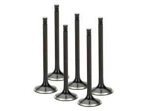 ES#4736179 - VWEVN-1010-6 - Supertech Exhaust Valve - 1.8mm Oversize - Set of 6 - Upgraded 1.8mm oversize black nitrided exhaust valves - Supertech - Volkswagen