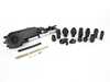 ES#4146982 - AUTA2050 - Power Antenna Kit - Chrome Mast - Includes mounting hardware and electrical connectors. For vehicles with 0-30 degree body slopes. - URO - Audi Volkswagen Mercedes Benz Porsche