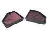 ES#4476462 - 33-5086 - High-Flow Replacement Air Filter - Drop-in performance air filter than can be cleaned and reused - K&N - BMW