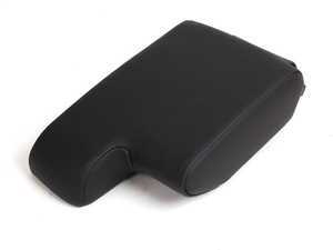ES#86693 - 51168204643 - Vinyl Armrest - (Black) - Located on top of center console retro fit kit - Genuine BMW - BMW