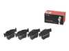 ES#4485323 - 0004205900 - Rear Brake Pad Set P50004 - Does not include brake wear sensors - Brembo - Mercedes Benz