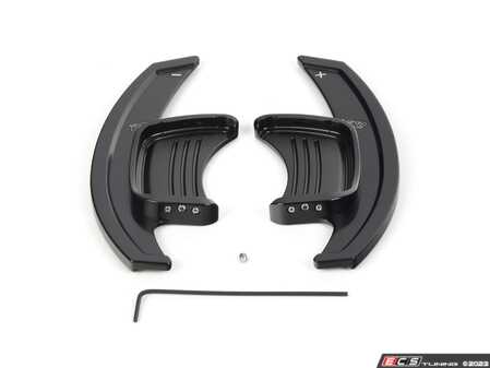 ES#4715474 - AA005C - Leyo V5 Paddle Shifter Extensions - Clear - Futuristic see-through design to add style and utility to your performance vehicle. - LEYO - Audi