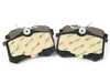 ES#3143654 - 8E0698451 - Rear Brake Pad Set  - Composite pads that are a great solution for your daily driver - Jurid - Audi Volkswagen