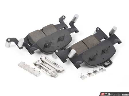 ES#4669235 - 17-1897 - Z17 Evolution Ceramic Front Brake Pad Set - Low-dust and noise-free premium ceramic brake pads with hardware - Power Stop - Audi