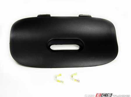 ES#76909 - 51128402327 - E53 X5 Hitch Trim Cover - Covers hitch access in rear bumper - Genuine BMW - BMW