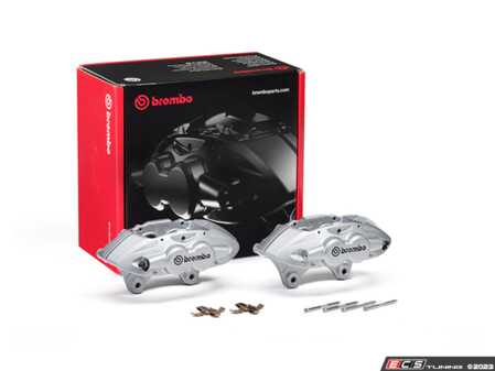 ES#4741582 - 3411679947s - Performance Brake Caliper Set - Silver - Front - This pair of Brembo calipers are sure to restore or upgrade your braking performance. Direct replacement for F8x M2/M3/M4 and vehicles with the M-Performance Braking System retrofit kit. - Brembo - BMW