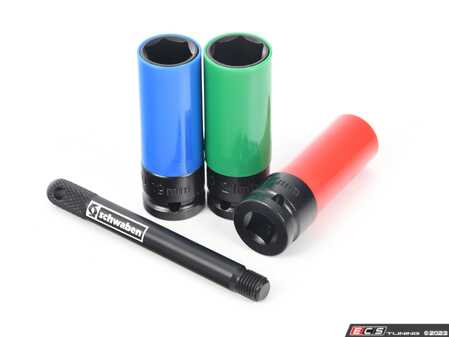 ES#4759962 - PPS-172102KT - 3 Piece Protecta Socket Kit with Wheel Hanger - M12x1.5 Thread - This kit includes a 3 piece protected socket set for your lug nuts and a Wheel Hanger to fit many Euro cars! - Enthusiast Bundles - BMW Volkswagen MINI