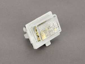 ES#3973783 - 221820085664 - License Plate Lamp Assembly - Includes built in LED bulb - Genuine Mercedes Benz - Mercedes Benz