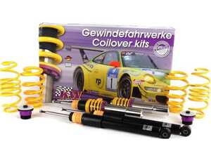 ES#2619582 - 10210097 - V1 Series Coilover Kit - With EDC Deactivation Kit - Variant 1 coilovers offer the best balance between sporty driving and comfort - For models with Electronic Dampening Control - KW Suspension - Audi