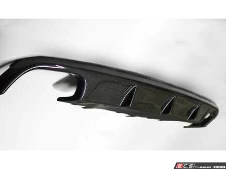 ES#3142818 - D40234 - Carbon Fiber Rear Diffuser  - Delivers an unmatched combination of aggressiveness and luxury elegance - Deval - Audi
