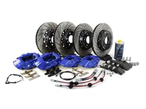 ECS M Performance Front & Rear Big Brake Kit - Blue