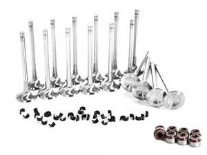 ES#3647479 - ST-AIVN-1103SKT1 - Supertech Stainless Intake Valve Kit - Stock sized valve head diameter, single groove keeper setup for high RPM use - Includes Supertech valves, single groove keepers and IE valve seals - Assembled By ECS - Audi
