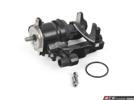 ES#2785675 - 8V0615423E - Rear Brake Caliper - Left - Black - Does not include the parking brake motor - Genuine Volkswagen Audi - Audi Volkswagen