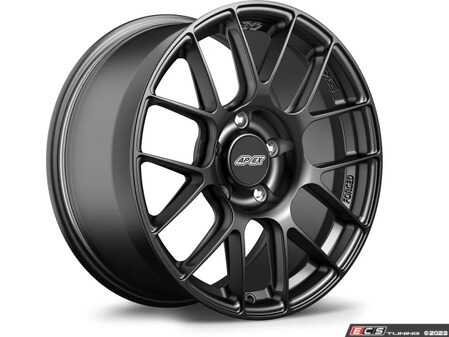 ES#4743235 - EC7RS1916SMBKT - 19" APEX EC-7RS Wheels - Staggered Set Of Four - Forged 19x9" ET50 / 19x12" ET46 5x130 - Satin Black - APEX Wheels - Porsche