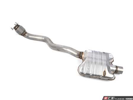 ES#2600548 - 8K0253102R - Exhaust Downpipe - Located between the catalytic converter and exhaust center section - Includes flex section - Genuine Volkswagen Audi - Audi