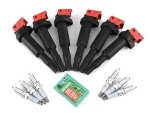 ES#3689901 - 12137594937PKT - Performance Ignition Service Kit - Everything you need to service your ignition system including Bosch spark plugs and Bav Auto ignition coils - Assembled By ECS - BMW