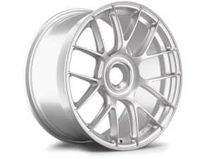 ES#4743149 - EC7RS191246RSKT - 19" APEX EC-7RS Wheels - Staggered Set Of Four  - Forged 19x9.5" ET50 / 19x12" ET46 Porsche Center Lock - Race Silver - APEX Wheels - Porsche