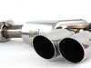 ES#11857 - FE100035 - Quad Tip 3" Turbo-Back Exhaust - Designed for an aggressive look when paired with an Oettinger rear bumper - APR - 