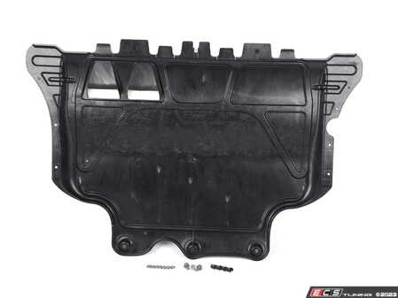 ES#3741077 - 3q0825236cKT -  Front Belly Pan Kit - Includes a new belly pan with installation hardware - Genuine Volkswagen Audi - Volkswagen