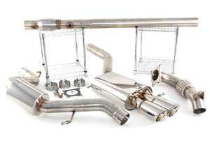 ES#7639 - FE100027 - 2.0T Full Turbo Back 3" Exhaust System-Stealth System - (NO LONGER AVAILABLE) - Highly recommended to only be used with APR exhaust software upgrade - APR - 