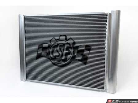 ES#4745055 - 7218 - E60 M5 / E6X M6 High-Performance Aluminum Radiator - Boasting 15% greater efficiency over your factory radiator and 100% aluminum construction, this performance radiator is an essential upgrade to your cooling system. - CSF - BMW