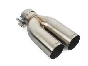 ES#4146836 - 026732TMS01-07 - Turner Motorsport Single Wall Exhaust Tip - 2.75 Inlet - 3.0 OD - Stepped Left - Brushed Stainless - Left - Brushed Stainless Exhaust Tip - 2.75 Inlet - 3.0 OD - Turner Motorsport - 