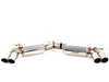ES#11857 - FE100035 - Quad Tip 3" Turbo-Back Exhaust - Designed for an aggressive look when paired with an Oettinger rear bumper - APR - 