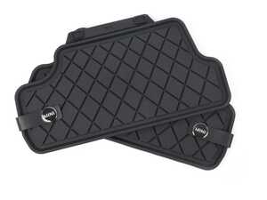 ES#3083383 - 51472411340 - Essentials Rear Rubber Factory Floor Mats Set - Priced As Set - (NO LONGER AVAILABLE) - Replace or upgrade to factory MINI mats - Genuine MINI - 