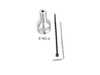 ES#4691317 - MMSK-ADAP-BMW-SL - Mishimoto Non-Threaded Shift Knob Adapter - Silver - Adapts Mishimoto Shift Knobs to BMW vehicles with non-threaded shifters - Mishimoto - BMW MINI