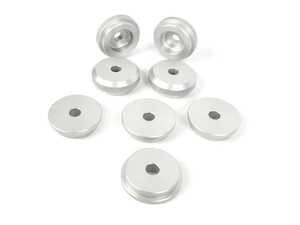 ES#4701661 - SBK-005 - Aluminum Rear Subframe Bushings - Set of Four - Eliminate movement of the factory rear subframe and maintain proper suspension geometry when cornering! - Verkline - Audi