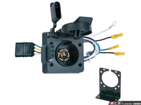ES#4745268 - 47185 - 4 Pin To 7 Blade Trailer Connector - Ensure your lights are functioning properly to keep your trailer up to par for the road! - Bremmen Parts - Audi BMW Volkswagen Porsche