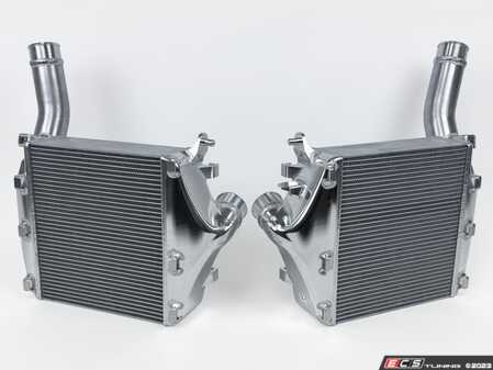 ES#4745276 - 8280 - SQ7/SQ8 High-Performance Intercooler System - Raw Billet Aluminum Finish - Features 100% TIG Welded Formula-1 Performance Grade Cores by PWR and true Plug-and-Play Drop-in Fit Installation. - CSF - Audi