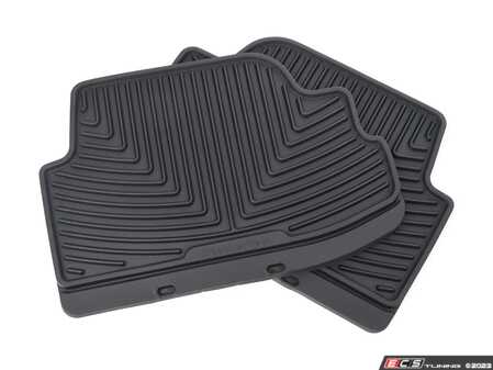 ES#2193889 - W155 - Rear All-Weather Floor Mats - Black - All-weather protection to endure the harshest conditions - WeatherTech - BMW