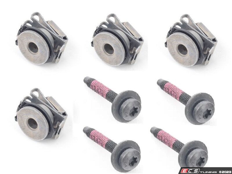 Assembled By ECS 07149310339KT MINI Cooper Headlight Mounting Nuts