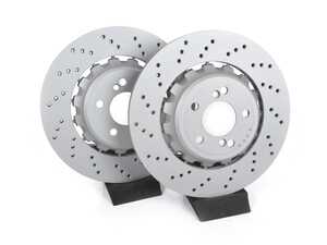 ES#4635702 - 34212284812KT - Zimmerman Rear Brake Rotors - Pair - Zimmerman Formula Z 370x24 - Zimmermann - BMW