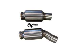 ES#4715080 - 11-077 - Connecting Pipes W/ Resonators - For F87 BMW M2C/M2CS  Equal Length MidPipe - Replacement connecting pipes used with Equal Length Midpipe - Active Autowerke - BMW