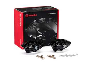 ES#4745423 - 342167994612B - Performance Brake Caliper Set - Black - Rear - This pair of Brembo calipers are sure to restore or upgrade your braking performance. Direct replacement for F8x M2/M3/M4 and vehicles with the M-Performance Braking System retrofit kit. - Brembo - BMW