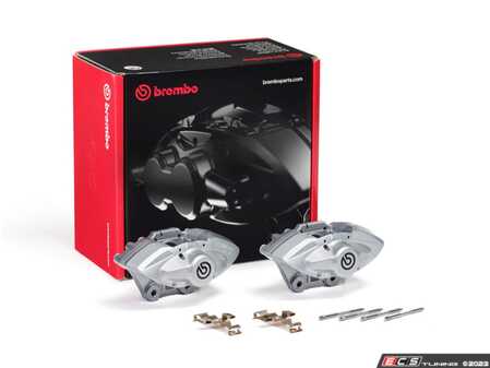 ES#4745424 - 342167994612S - Performance Brake Caliper Set - Silver - Rear - This pair of Brembo calipers are sure to restore or upgrade your braking performance. Direct replacement for F8x M2/M3/M4 and vehicles with the M-Performance Braking System retrofit kit. - Brembo - BMW