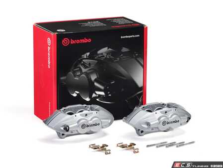 ES#4736888 - 3411679946S - Performance Brake Caliper Set - Silver - Front - This pair of Brembo calipers are a direct replacement for factory M-Sport and 35/40i brake calipers, found on many F3X BMW vehicles. - Brembo - BMW