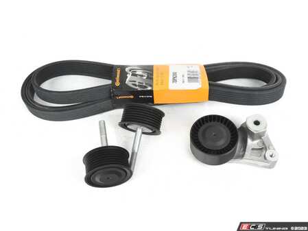 ES#4726417 - 7PP903137KT4 - Accessory Belt Kit - Keep your drive belt tight with a new belt, tensioners & pulleys! - Hamburg Tech - Porsche