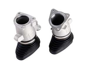 ES#5388644 - IEINCY2-23P - IE Turbo Inlet Pipes - C8 RS6/RS7 - Provides an instant 28.46% increase in flow compared to the stock inlets, and an impressive 88.46% flow increase when paired with an iE intake and inlet combo. - Integrated Engineering - Audi